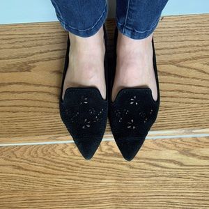 Vince Camuto - Lanta eyelet ballet flat, loafer - in black